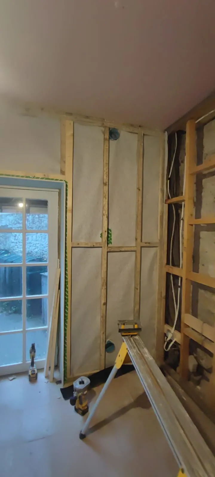 John McShane on site during a renovation project in Dundalk, Co. Louth, Setanta Woodcraft