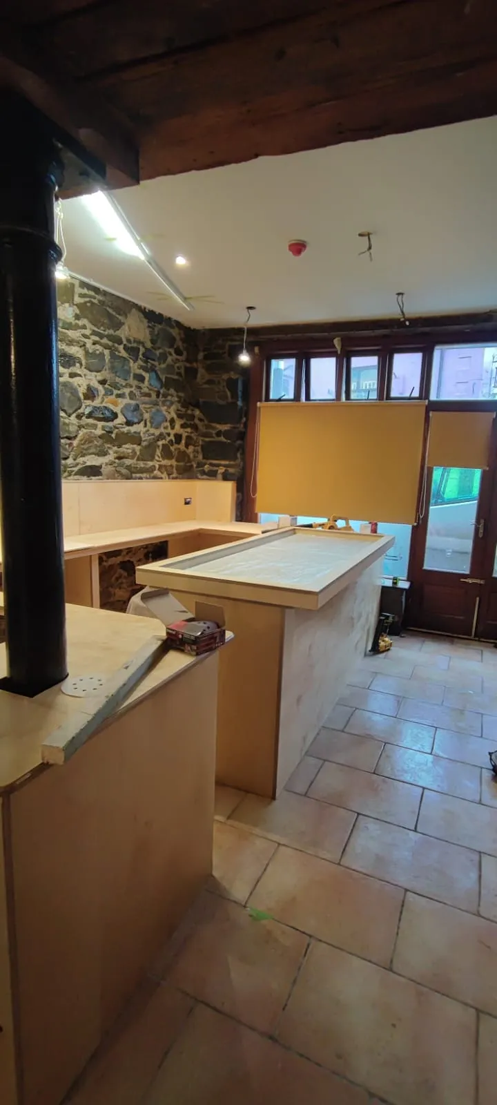 Bespoke fitted kitchen installed in a Dundalk home by John McShane, Setanta Woodcraft, Co. Louth
